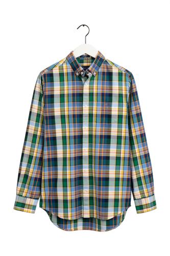 Gant ανδρικό πουκάμισο με καρό σχέδιο Tartan Oxford